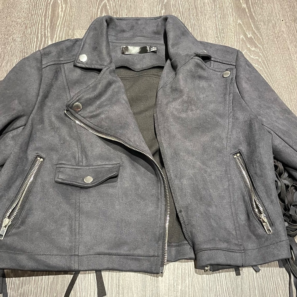 Fringe Moto Jacket size 6